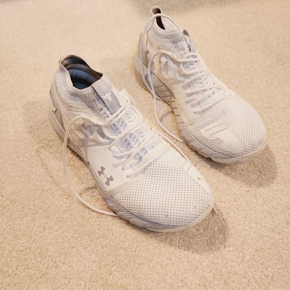 White under Armour shoes, size 8 womens